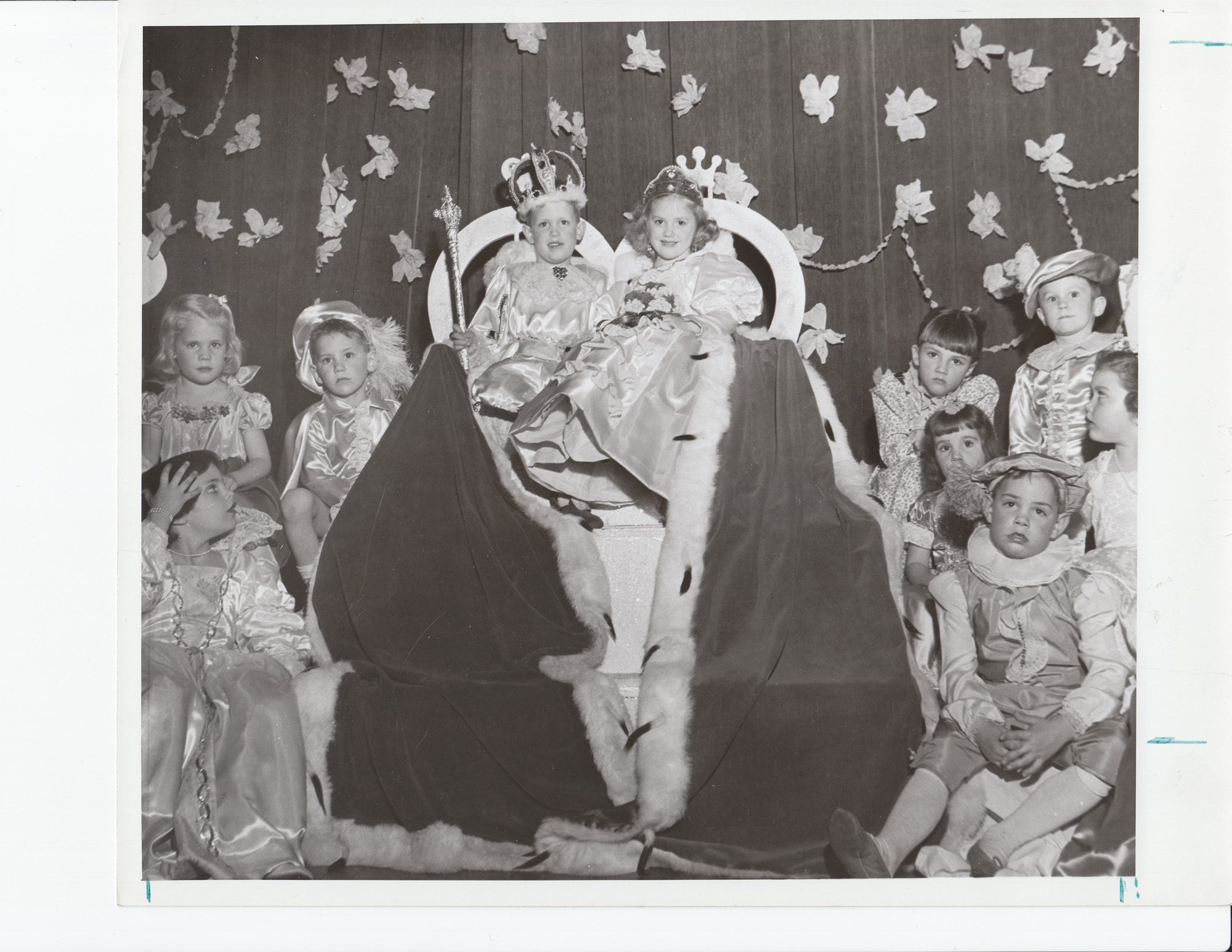 133_Mardi Gras King and Queen, 1955